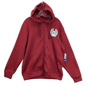 Xcelcius Game Of The World Juego Del Mundo Mexico Hooded Sweatshirt Red Sz L NWT